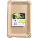 Pappteller braun 20 cm