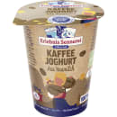 Kaffeejoghurt aus Heumilch