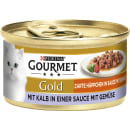 Gourmet Gold Zarte Häppchen Kalb & Gemüse