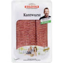 Kantwurst geschnitten