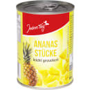 Ananas-Stücke leicht gezuckert
