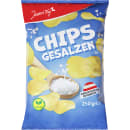 Kartoffelchips gesalzen