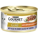 Gourmet Gold Zarte Häppchen Kalb & Gemüse