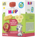 Quetschbeutel Apfel-Banane & Babykeks 4. Monat 4er-Packung