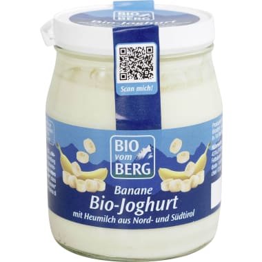 BIO vom BERG Bio-Joghurt Banane