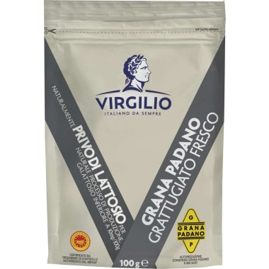 Virgilio Grand Padano gerieben