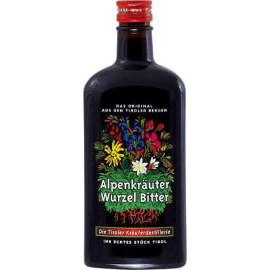 Die Tiroler Kräuterdestillerie Alpenkräuter Wurzel Bitter 25%