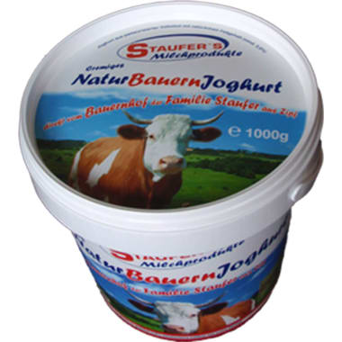 Staufer's Milchprodukte Bauern Joghurt Natur