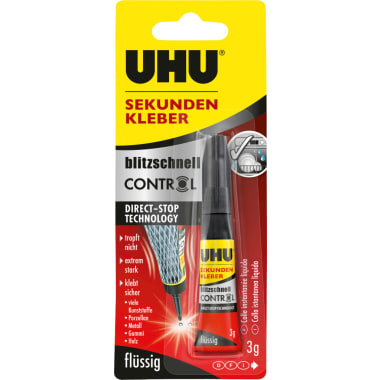UHU Sekundenkleber Control