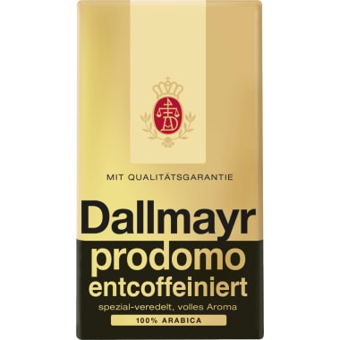 Dallmayr Prodomo gemahlen entkoffeiniert
