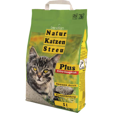 Bentosan Naturkatzenstreu mit Extra-Saugkraft