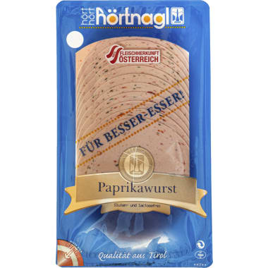 Hörtnagl Paprikawurst geschnitten