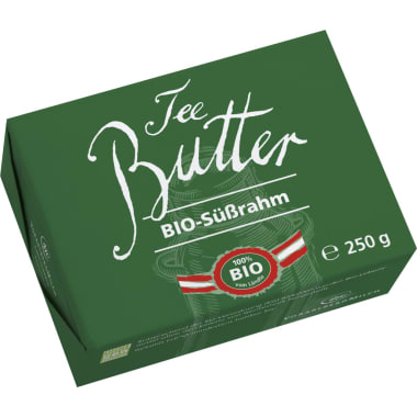 Vorarlberg Milch Bio Teebutter Süßrahm