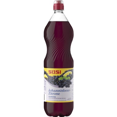 Susi Sirup Johannisbeer-Zitrone 1,5 Liter