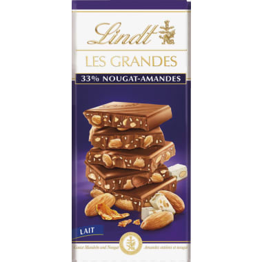 Lindt Lindt Les Grandes Nougat Mandel Tafel