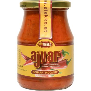 Stekko Ajvar Paprikazubereitung scharf