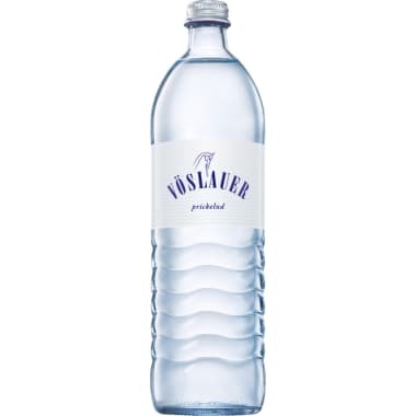 Vöslauer Mineralwasser prickelnd Kiste 0,75 Liter