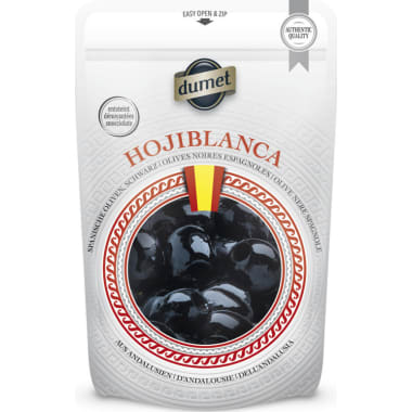 Dumet Oliven Hojiblanca geschwärzt entsteint