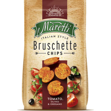 Maretti Chips Bruschette Tomato Olives & Oregano