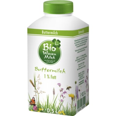 Kärntnermilch Bio Wiesenmilch Buttermilch 1%