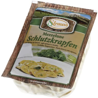 Strauss Schlutzkrapfen Spinat