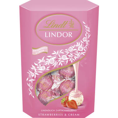 Lindt Lindor Kugeln Strawberries & Cream