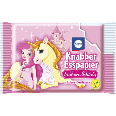 Küchle Knabber Esspapier Einhorn