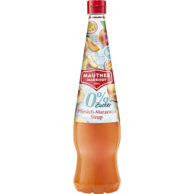 Mautner Markhof Pfirsich Maracuja Sirup 0% Zucker