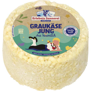 Erlebnissennerei Zillertal Graukäse aus Käse-Heumilch