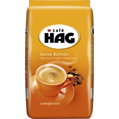 Cafe Hag Kaffee ganze Bohne entkoffeiniert