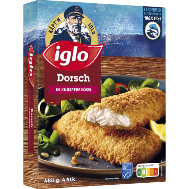 Iglo Dorsch in Knusperbrösel MSC