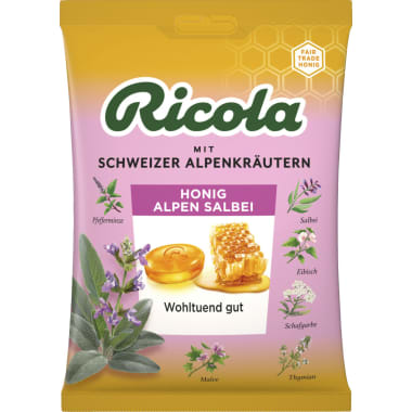 Ricola Kräuterbonbon Honig Alpen Salbei