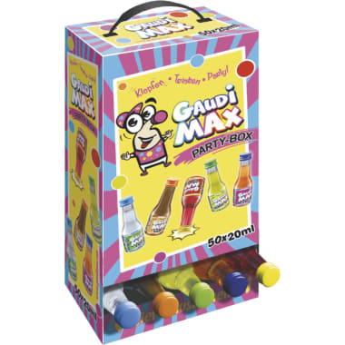 Gaudi-Max Party-Box 20% 0,02 Liter