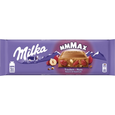 Milka Schokolade Trauben-Nuss