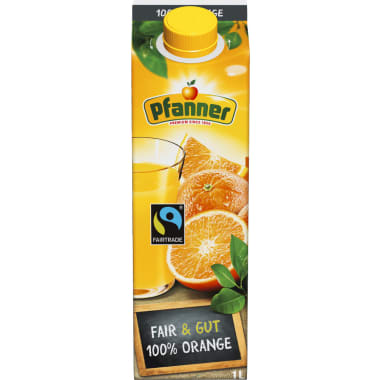 Pfanner 100% Orange Fairtrade 1,0 Liter