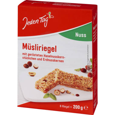 Jeden Tag Müsliriegel Nuss