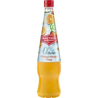 Mautner Markhof Orange-Mango Sirup 0% Zucker