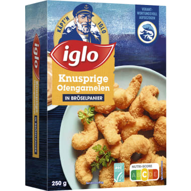 Iglo Knusprige Ofengarnelen