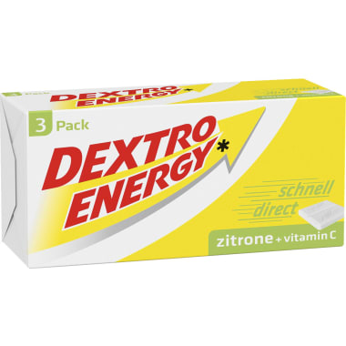 Dextro Energy Traubenzucker Zitrone 3er-Packung
