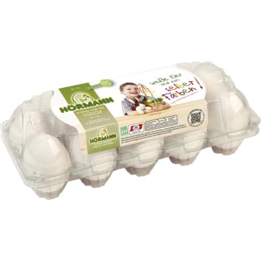Hörmann Eier weiß Bodenhaltung 10er-Packung