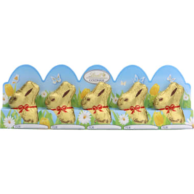 Lindt Mini Goldhase 5er-Packung