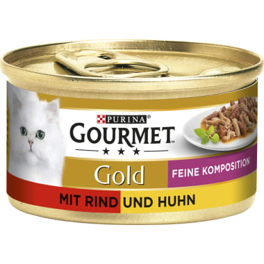 Purina Gourmet Gold Feine Komposition Rind & Huhn