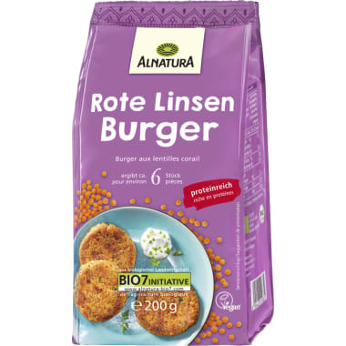 Alnatura Bio Rote Linsen Burger