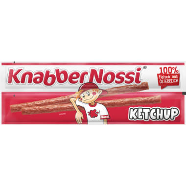 Knabber Nossi Duo mit Ketchup