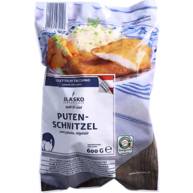 Blasko Putenschnitzel gebacken