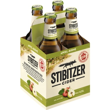 Stibitzer Apfel-Birne Cider Tray 0,33 Liter
