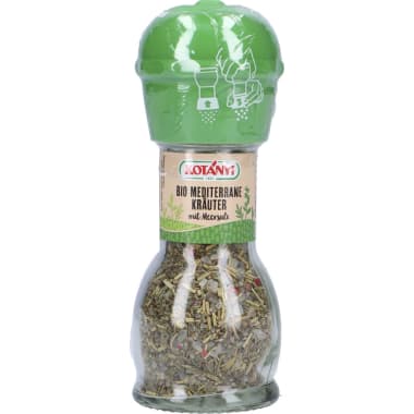 Kotanyi Bio Mediterrane Kräuter mit Meersalz Mühle