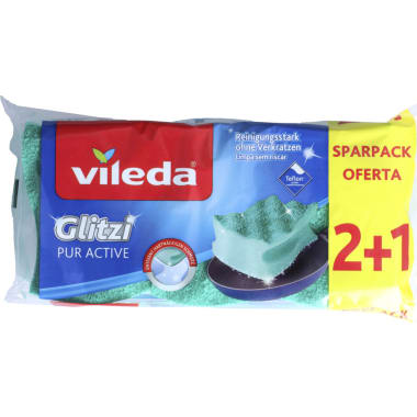 Vileda Glitzi Puractive Topfreiniger 2+1