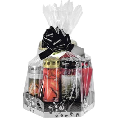 Trauerset mit Kerzen