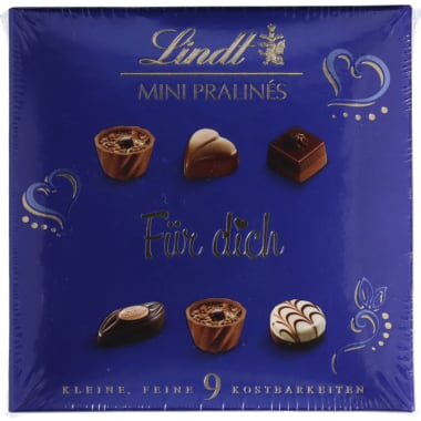 Lindt Mini Pralinés Botschaften